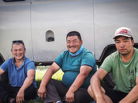 Mongolia Trekking - expedition team